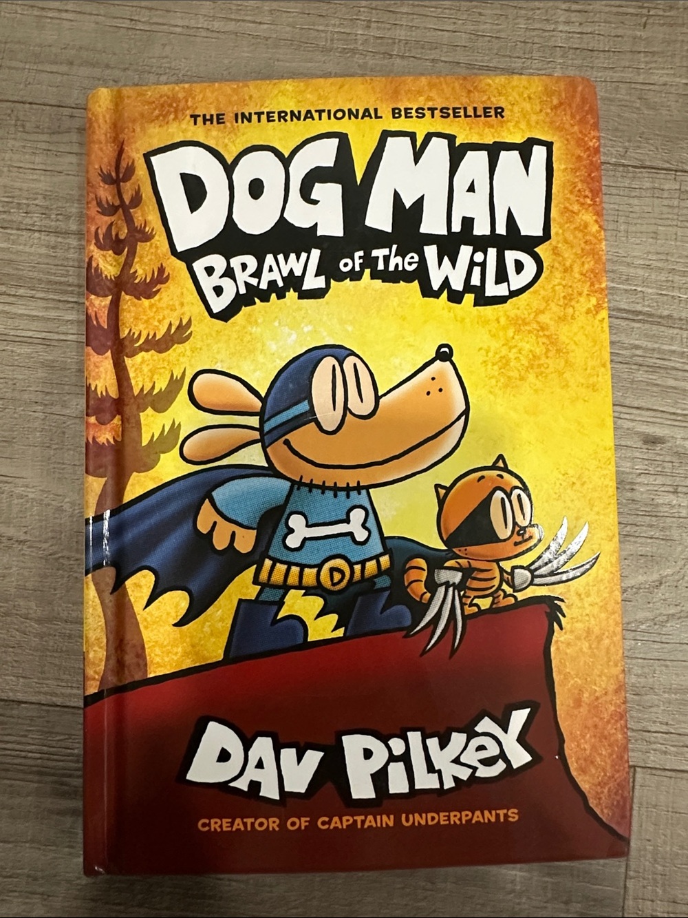 Scholastic Dog Man Brawl of the Wild Dav Pilkey Hardcover Book 6